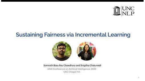 Sustaining Fairness via Incremental Learning