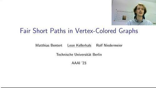 Fair Short Paths in Vertex-Colored Graphs