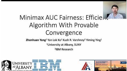 Minimax AUC Fairness: Efficient Algorithm with Provable Convergence