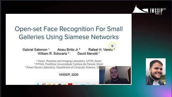 Open-set Face Recognition for Small Galleries Using Siamese Networks
