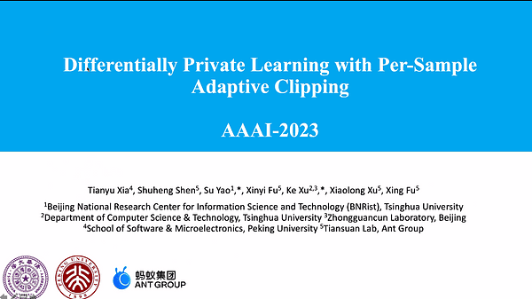 Differentially Private Learning with Per-Sample Adaptive Clipping