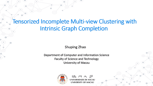 Tensorized Incomplete Multiview Clustering with Intrinsic Graph Completion
