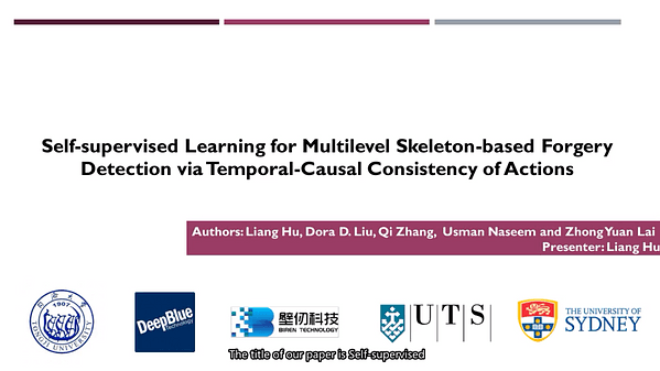 Self-supervised Learning for Multilevel Skeleton-based Forgery Detection via Temporal-Causal Consistency of Actions