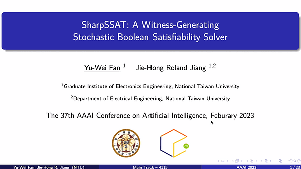 SharpSSAT: A Witness-Generating Stochastic Boolean Satisfiability Solver