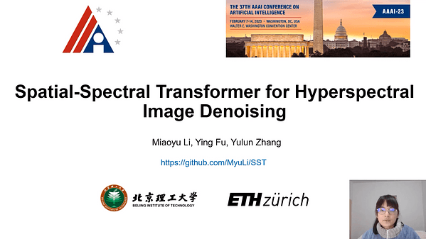 Spatial-Spectral Transformer for Hyperspectral Image Denoising