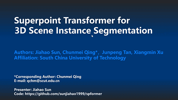 Superpoint Transformer for 3D Scene Instance Segmentation
