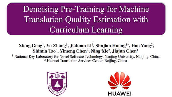Denoising Pre-Training for Machine Translation Quality Estimation with Curriculum Learning