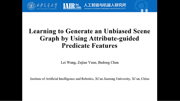 Learning to Generate an Unbiased Scene Graph by Using Attribute-guided Predicate Features