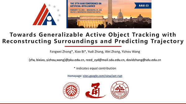 Towards Generalizable Active Object Tracking with Reconstructing Surroundings and Predicting Trajectory