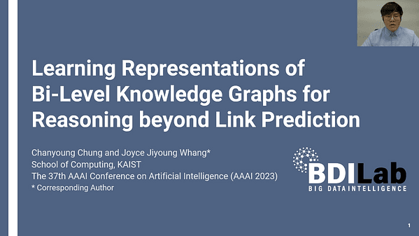 Learning Representations of Bi-Level Knowledge Graphs for Reasoning beyond Link Prediction