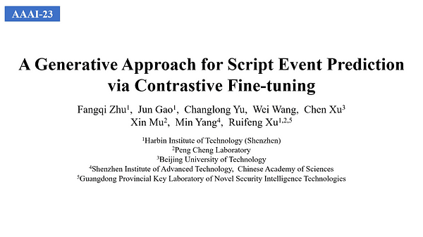 A Generative Approach for Script Event Prediction via Contrastive Fine-tuning