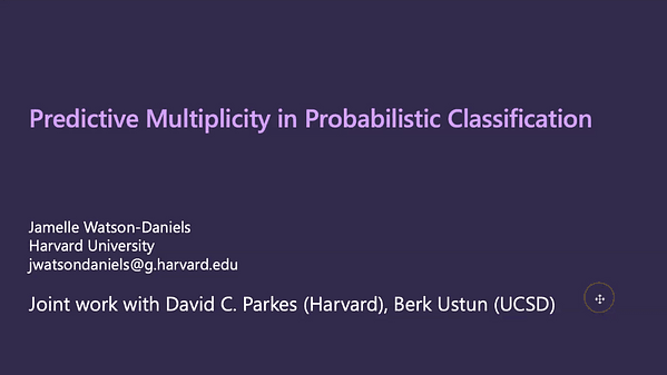 Predictive Multiplicity in Probabilistic Classification