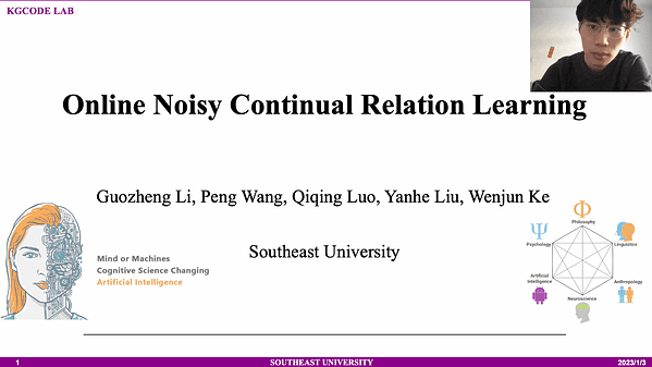 Online Noisy Continual Relation Learning