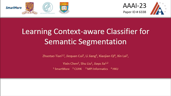 Learning Context-aware Classifier for Semantic Segmentation