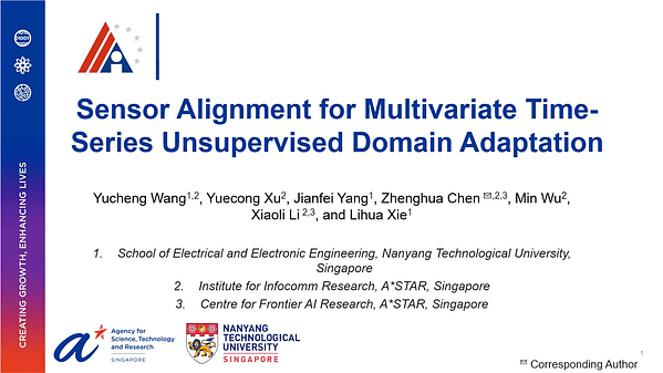 SEnsor Alignment for Multivariate Time-Series Unsupervised Domain Adaptation
