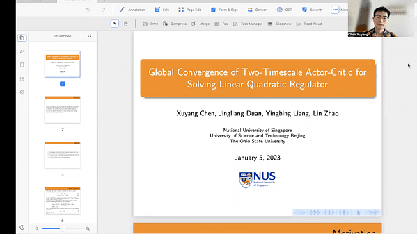 Global Convergence of Two-Timescale Actor-Critic for Solving Linear Quadratic Regulator