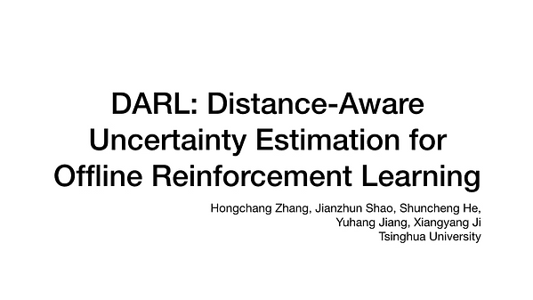 DARL: Distance-Aware Uncertainty Estimation for Offline Reinforcement Learning