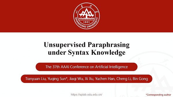 Unsupervised Paraphrasing under Syntax Knowledge