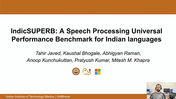 IndicSUPERB: A Speech processing Universal Performance Benchmark for Indian languages