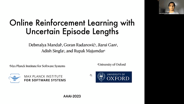 Online Reinforcement Learning with Uncertain Episode Lengths