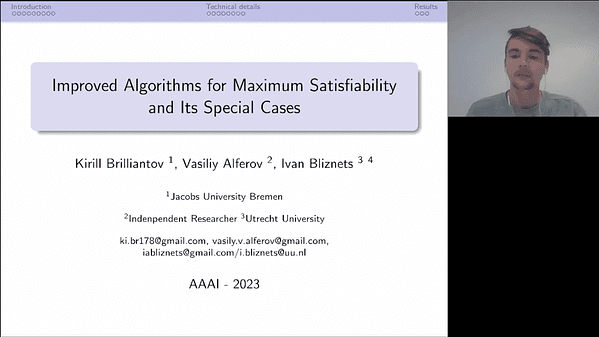 Improved Algorithms for Maximum Satisfiability and Its Special Cases
