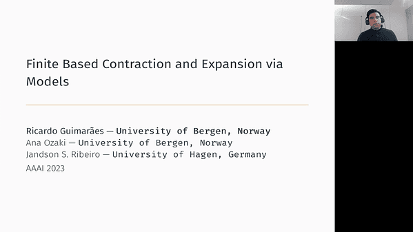 Finite Based Contraction and Expansion via Models