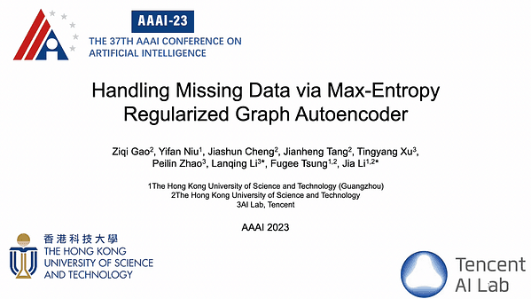 Handling Missing Data via Max-Entropy Regularized Graph Autoencoder