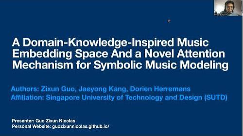 A Domain-Knowledge-Inspired Music Embedding Space and a Novel Attention Mechanism for Symbolic Music Modeling