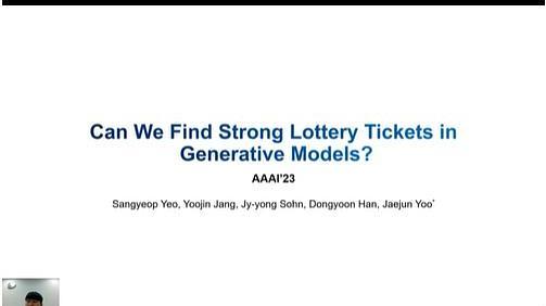Can We Find Strong Lottery Tickets in Generative Models?