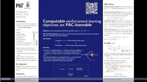 Computably Continuous Reinforcement Learning Objectives are PAC-learnable