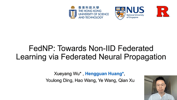 FedNP: Towards Non-IID Federated Learning via Federated Neural Propagation