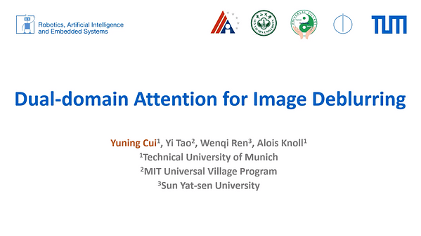 Dual-domain Attention for Image Deblurring