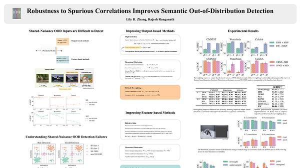 Robustness to Spurious Correlations Improves Semantic Out-of-Distribution Detection