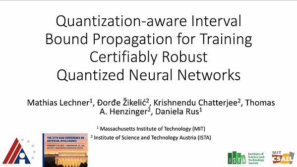 Quantization-aware Interval Bound Propagation for Training Certifiably Robust Quantized Neural Networks