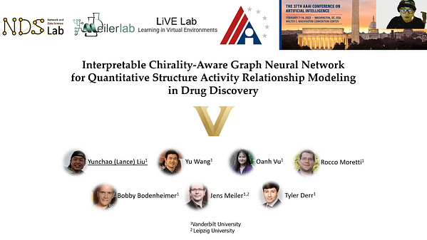 Interpretable Chirality-Aware Graph Neural Network for Quantitative Structure Activity Relationship Modeling in Drug Discovery