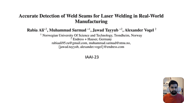 Accurate Detection of Weld Seams for Laser Welding in Real-World Manufacturing