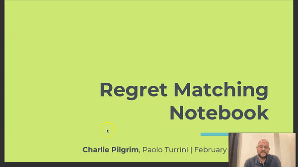 Regret Matching Notebook