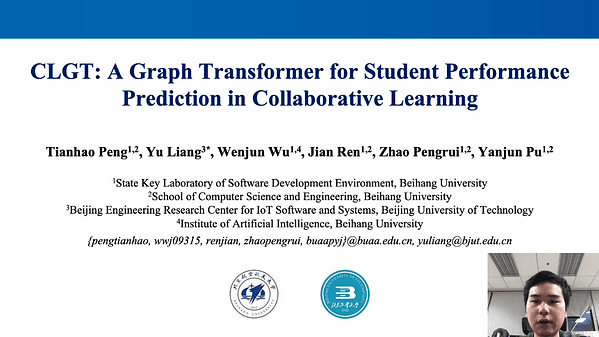 CLGT: A Graph Transformer for Student Performance Prediction in Collaborative Learning