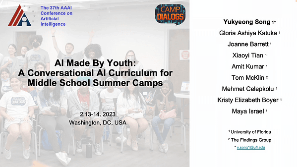 AI Made By Youth: A Conversational AI Curriculum for Middle School Summer Camps