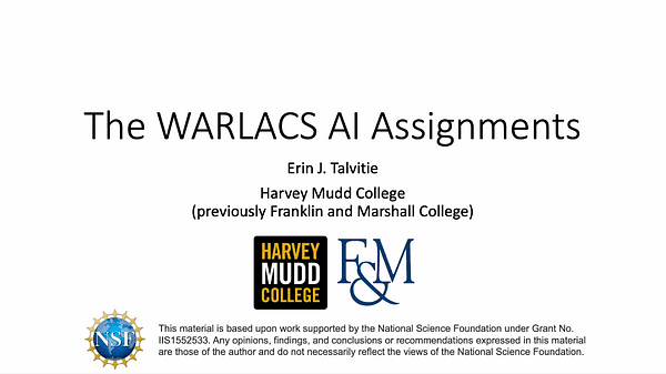 The WARLACS AI Assignments