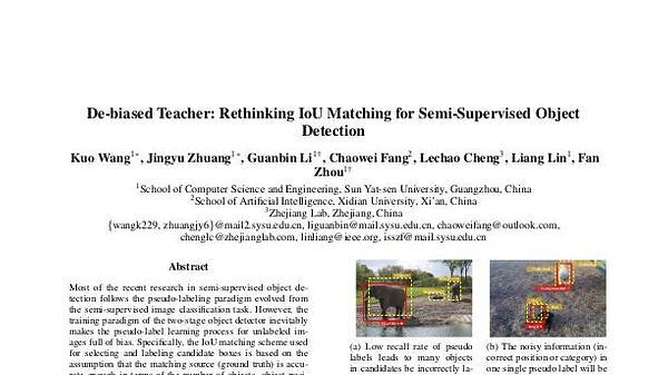 De-biased Teacher: Rethinking IoU Matching for Semi-Supervised Object Detection