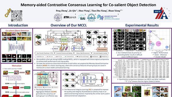 Memory-aided Contrastive Consensus Learning for Co-salient Object Detection