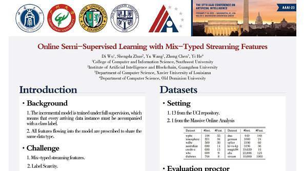 Online Semi-Supervised Learning with Mix-Typed Streaming Features