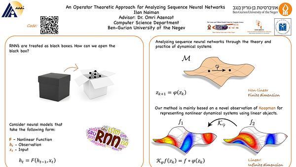 An Operator Theoretic Approach for Analyzing Sequence Neural Networks