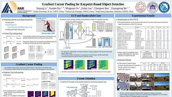 Gradient Corner Pooling for Keypoint-Based Object Detection