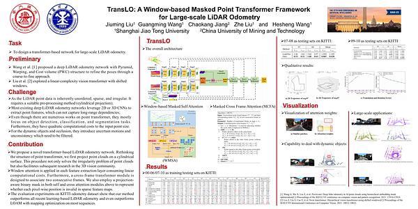TransLO: A Window-Based Masked Point Transformer Framework for Large-Scale LiDAR Odometry