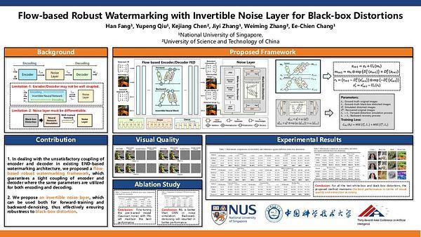 Flow-based Robust Watermarking with Invertible Noise Layer for Black-box Distortions