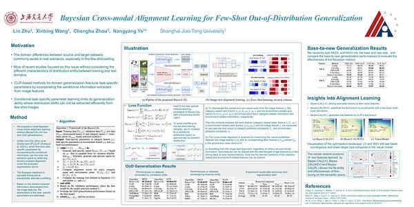 Bayesian Cross-modal Alignment Learning for Few-Shot Out-of-Distribution Generalization