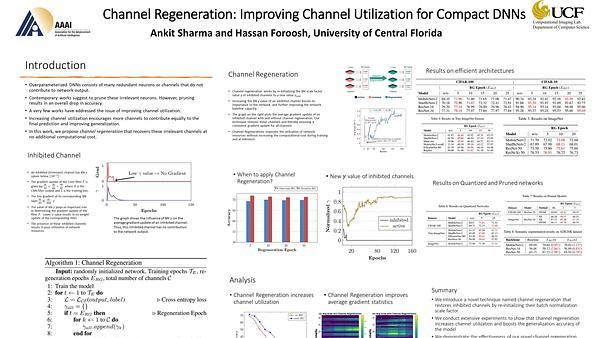 Channel Regeneration: Improving Channel Utilization for Compact DNNs