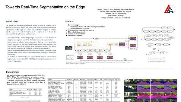 Towards Real-Time Segmentation on the Edge